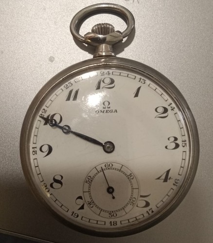 Montre gousset omega argent - montre,