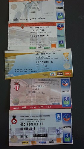 Lille lot tickets asm - , 5