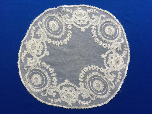 Ancien napperon blanc fin - ancien,