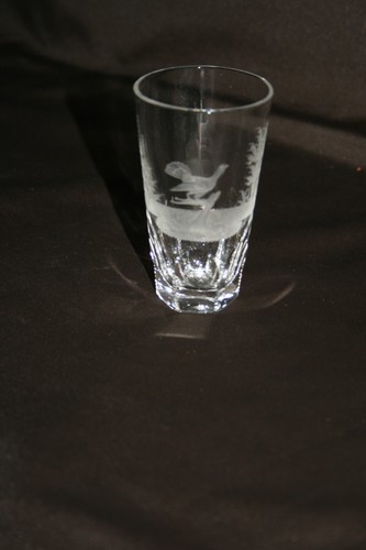 Verre cristal gravé - verre,