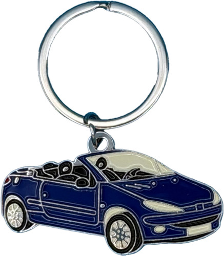 Porte clés peugeot 206cc - porte-clés,