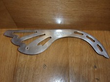 Carter pédalier ALUDUR cache made in France vieux vélo old bike chainguard