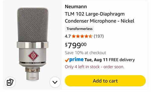 Neumann tlm 102 large - neumann,