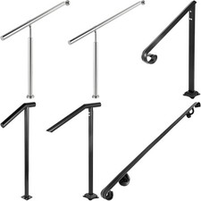 VEVOR Main Courante Escalier Extérieur Garde-Corps Intérieur avec Barre de Rampe