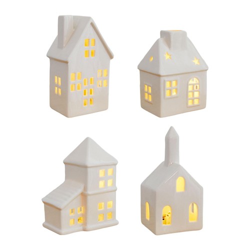 Illuminez village noël - village,