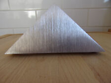 applique murale 3 LED; triangulaire aluminium brossé