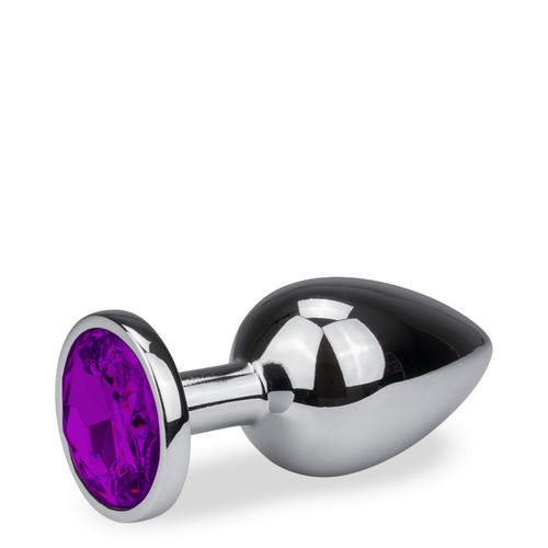 Plug métal bijou anal rosebud