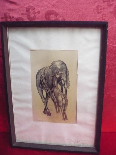 Beau tableau cheval avec - beau,