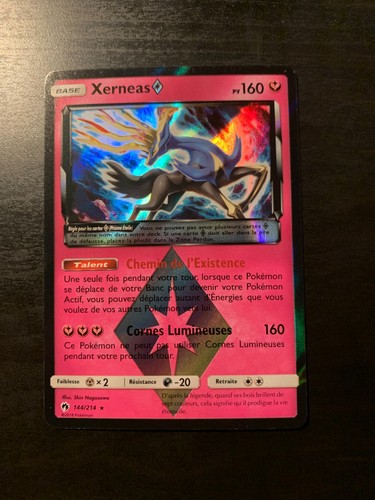 Carte pokémon xerneas - carte,