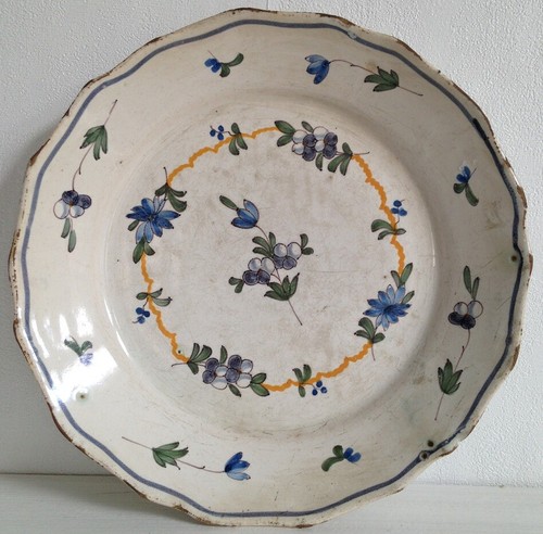 Belle assiette faience - assiette,