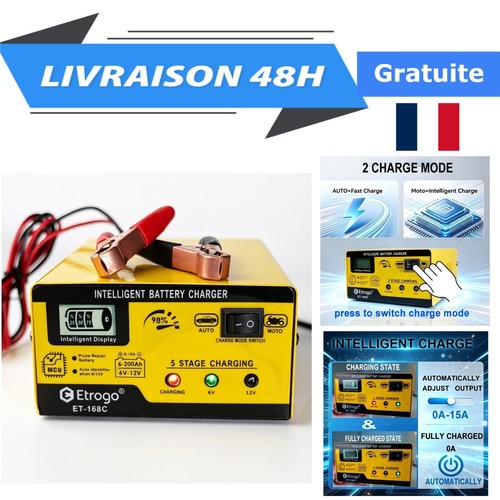 Chargeur batterie 12v 6v - de, 12v/6v