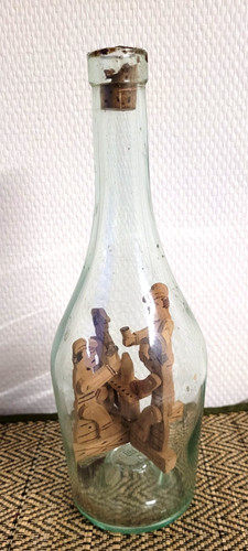 Ancienne bouteille patience - ancienne,