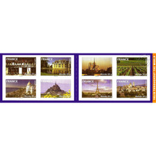 CARNET FRANCE BC329 DE TIMBRES LETTRES 20G MONDE POUR AFFRANCHIR