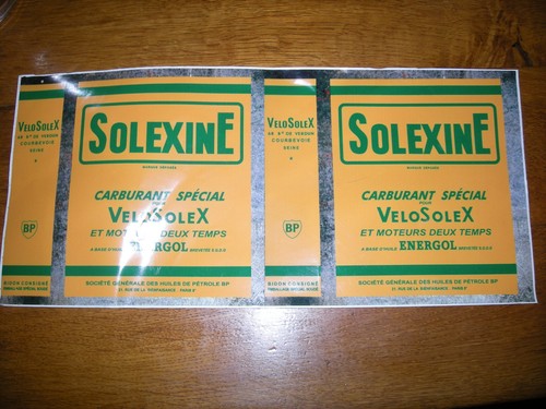Solex autocollant pour bidon - ,
