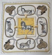 Carré HERMES vintage "Grand Apparat" Jacques Eudel 1962