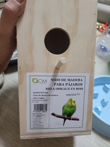 Nid bois pour perruches - nid,