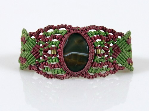 Bracelet macramé réglable - en,