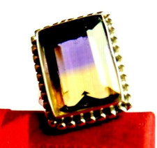 Bague amétrine précieuse 18 - bague,