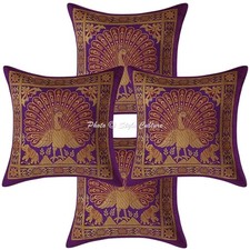 Housse de coussin en brocart jacquard taies d'oreiller de voiture bohème...