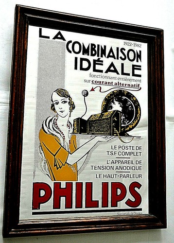 Miroir publicitaire poste - miroir,