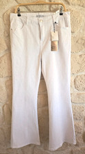 Jeans pattes d'eph blanc