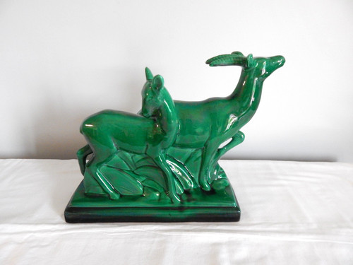 Ancienne sculpture art déco - art,