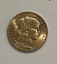 Pièce 20F 20 francs or coq
