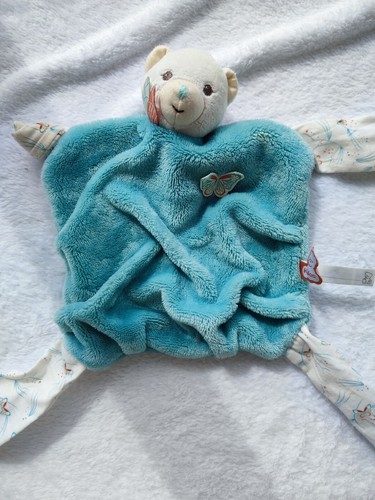 Doudou plat mouchoir ours - doudou,