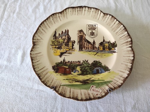 Ancienne assiette décorative - ancienne,