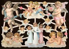 VICTORIAN ANGELS DIE CUT PAPER