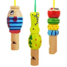 Sifflet Animal En Bois