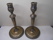 Ancienne paire de bougeoirs