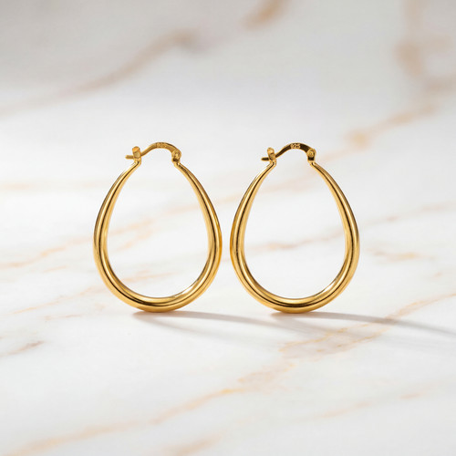 Boucles oreilles dorées - boucles,