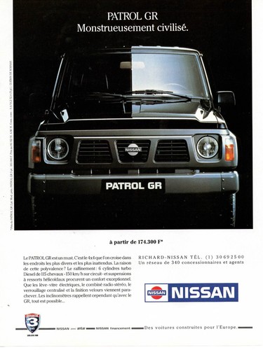 Publicite voiture nissan - publicite,