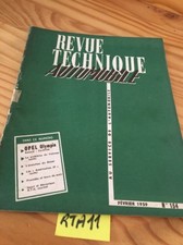 Opel Olympia Rekord Caravan Revue Technique Automobile N° 154 1959 RTA
