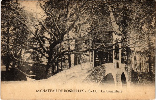 Cpa bonnelles chateau la - cpa,