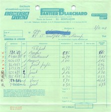 1972 TRACTEURS ET MATERIELS AGRICOLES SOMECA FIAT FANTIER BLANCHARD A MONTLU