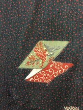 Kimono japonais ancien à pois
