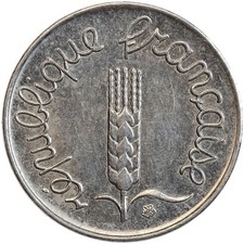 1 Centime Epi - avec rebord