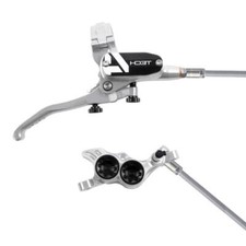 Freno À Disque Arrière Tech 4 E4 4 Pistons Noir/Argent HOFT4ESR.N HOPE Freins