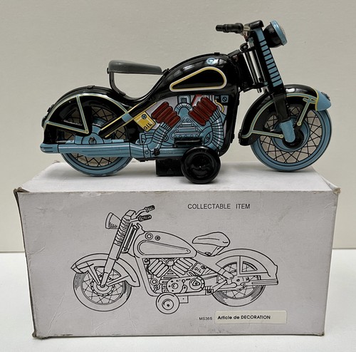 Moto noire 1958 jouet - noire,