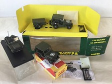 VEREM JEEP WILLYS + REMORQUE  + JEEP AUTO UNION + SOLIDO JEEP 1/43. NEUFS BOITES