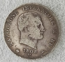 5 LIRE 1808 M  NAPOLEON 1er
