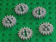 5 x engrenage LEGO TECHNIC gear 16 tooth ref 4019 / set 8480 8457 8880 8865 8446