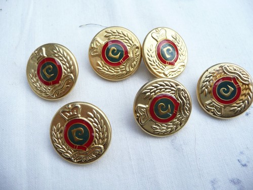 Boutons ancien vintage - 6, en