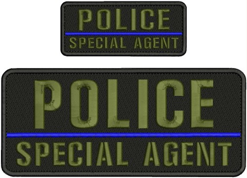 Police special agent - emb, patch
