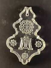 Cristal lustre, Pampille d'église fin XVIIIème , bon état.