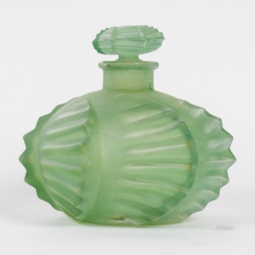 Flacon camille verre patiné - flacon,