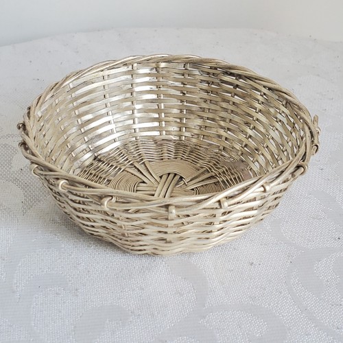 Panier tressé métal - panier,