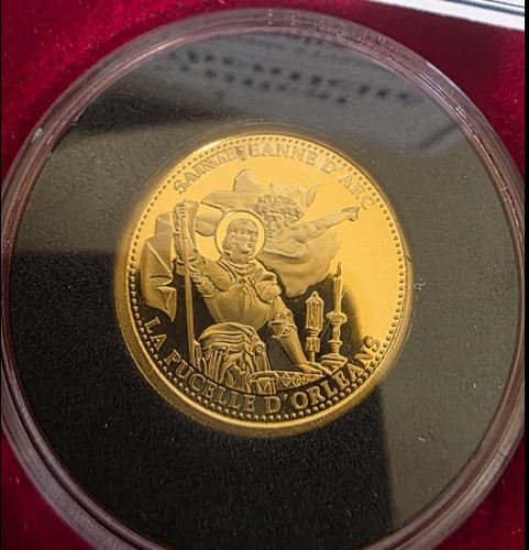 Médaille 585 14k - or, sainte